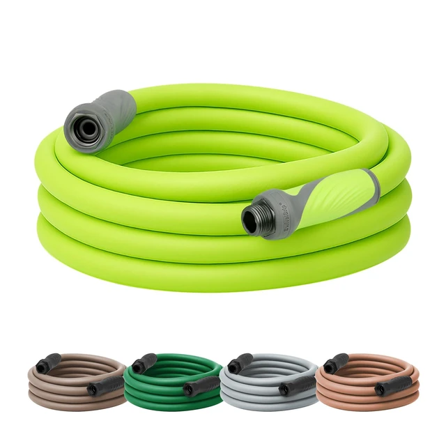 Alt view image 8 of 14 - Garden Hose with SwivelGrip, 5/8 in. x 25 ft., Lightweight All-Weather Water Hose, Durable and Flexible, Leak-Free Connections