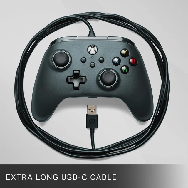 Alt view image 13 of 14 - Wired Controller for Xbox Series X|S - Black, gamepad, wired video game controller, gaming controller, works with Xbox One and Windows 10/11