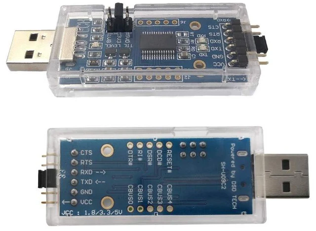 Alt view image 11 of 14 - USB to TTL Adapter Built-in FTDI FT232RL IC for Debugging and Programming