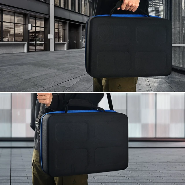 Alt view image 12 of 12 - Hard Shell Carrying Case for Playstation 5 Console, Travel Case for PS5 Disc Digital Edition, Storage Bag for PS5 Controllers and Other Accessories