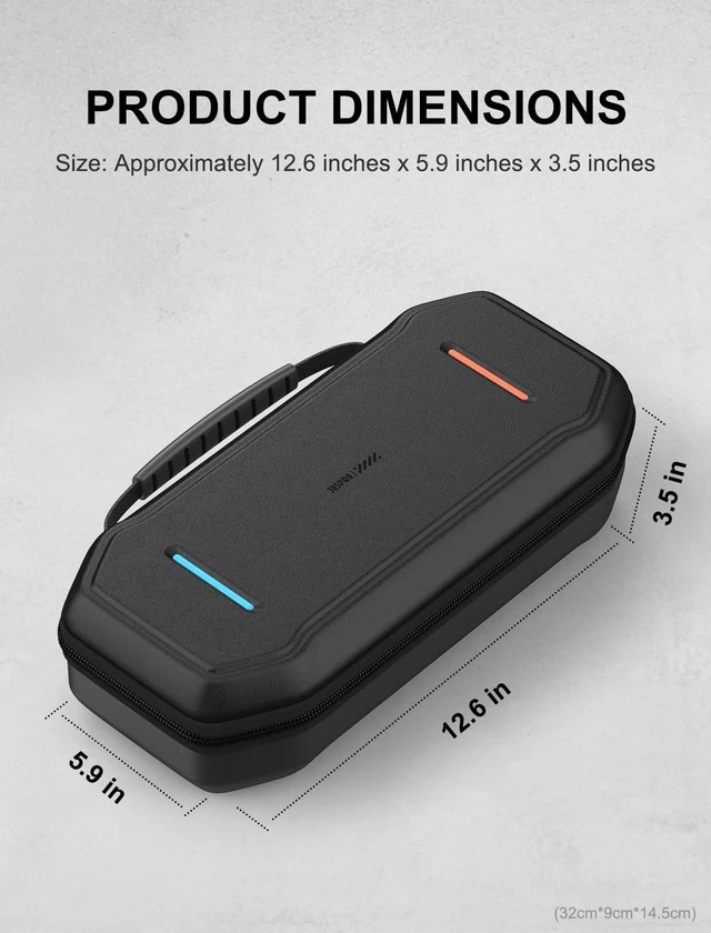 Alt view image 12 of 14 - Carrying Case for Nintendo Switch 2, Hard Shell Travel Case with Large Storage for Console & Accessories