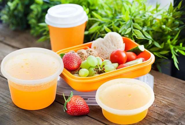 Alt view image 12 of 14 - 24 Pack 16 oz Deli Containers with Lids, Plastic Food Storage Freezer Storge Soup Containers with Lids - Microwave, Freezer & Dishwasher Safe Eco-Friendly, BPA-Free, Reusable & Stackable