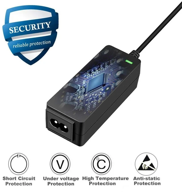 Alt view image 14 of 14 - Replacment for LG Monitor Power Cord 19V DC Power Supply for LG Electronics 27" 24" 23" 22" 20" 19" LCD LED HD TV Monitor Widescreen Power Adapter Cord