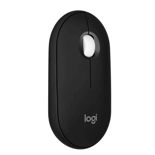Alt view image 8 of 14 - M350s Pebble 2 Bluetooth Wireless Mouse - Black | Slim, portable, lightweight, customizable button, quiet clicks, easy-switch for Windows, macOS, iPadOS, Android, Chrome OS