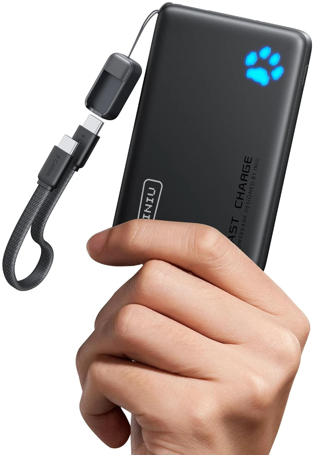 Alt view image 8 of 14 - 45W Fast Charging Portable Charger, Smaller 10000mAh Travel Power Bank
