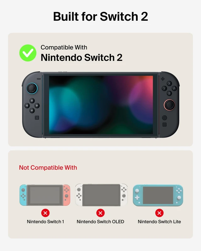 Alt view image 9 of 12 - Nintendo Switch 2 Case, Travel Bag w/AirTag Holder & Storage Pocket for Up to 12 Game Cards - Portable, Lightweight Carrying Case w/Hard Shell, Soft Interior, Switch 2 Accessories - Charcoal
