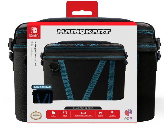 Alt view image 6 of 8 - Overnight 2-in-1 Travel Case Glow for Nintendo Switch, Lite, OLED