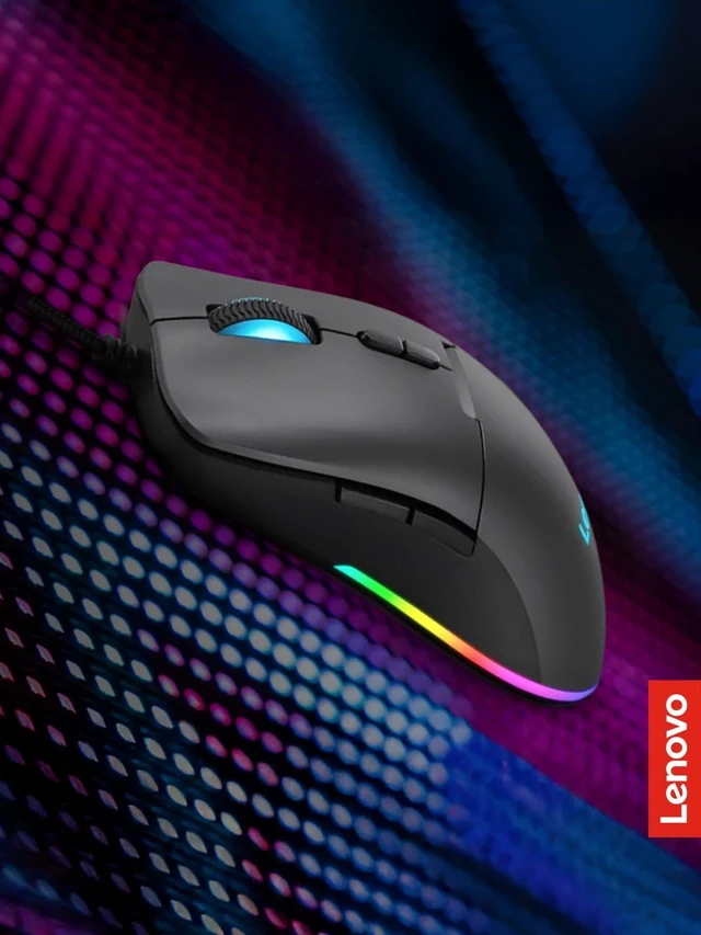 Alt view image 7 of 8 - RGB Wired Gaming Mouse for PC, Laptop, Computer with Windows & Chrome OS - 3 Zone RGB, 8000 DPI Adjustable Sensor, 7 Programmable Buttons Palm Grip Mouse for Gamers (Black)