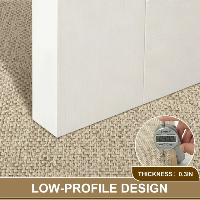 Alt view image 13 of 14 - Door Mat 17"x29", Non Slip Door Mat Indoor Entrance, Rubber Backing Indoor Door mats Washable Absorbent Low-Profile Doormat Front Entryway Entry Resist Dirt Inside Door Mats, Khaki