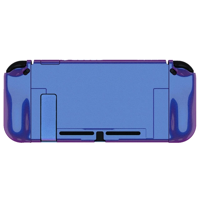 Alt view image 13 of 14 - Ergonomic Grip Case for Nintendo Switch, Upgraded Protective Hard Case Protector for Switch - Shock-absorbent Anti-Scratch Dockable Durable Cover Game Accessories, Chameleon Purple Blue