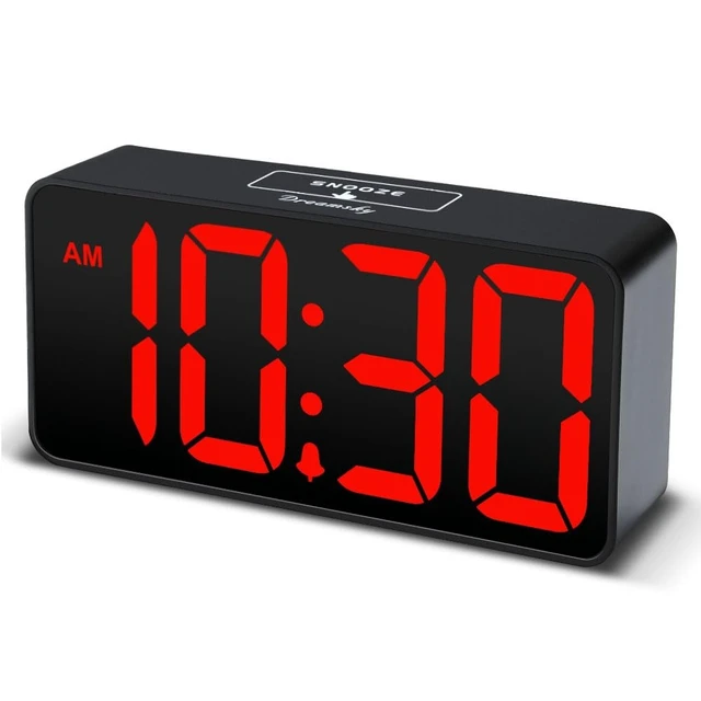 Alt view image 8 of 14 - Small Digital Alarm Clock for Bedroom with Large Big Numbers