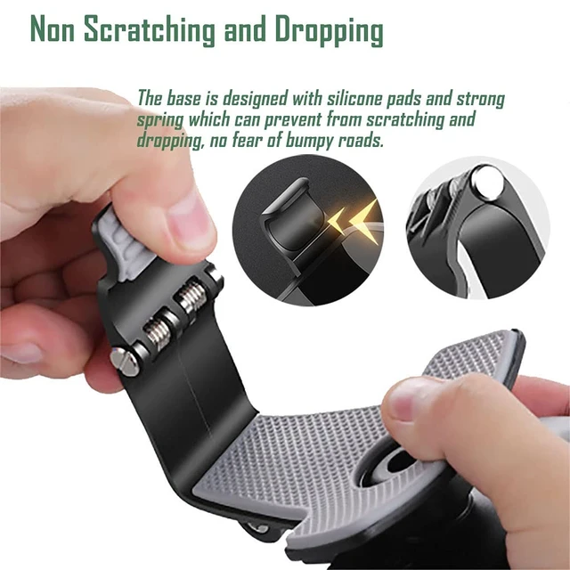 Alt view image 10 of 12 - Phone Holder Mount,360 Degrees Rotation Dashboard Phone Holder for iPhone,Samsung,Google,Nokia,and 4 to 7" Smartphones