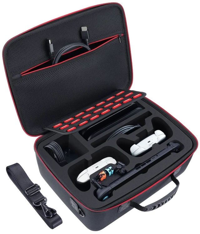 Alt view image 8 of 14 - Travel Case Compatible with Nintendo Switch 2, Controller & Accessories