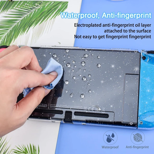 Alt view image 9 of 14 - Dockable Crystal Case for Nintendo Switch, Glitter Bling Cover with Shock-Absorption and Anti-Scratch Design Protective Case - Crystal Glitter
