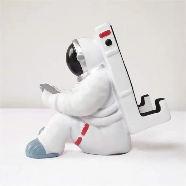 Alt view image 10 of 14 - Phone Holder for Desk, Creative Astronaut Cell Phone Stand Tablets Phone Holder Phone Supporter for iPhone, Ipad, Samsung Phone