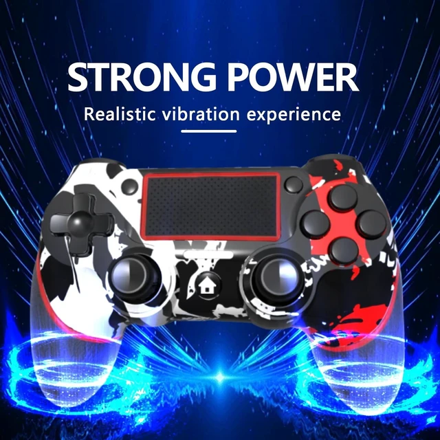 Alt view image 10 of 14 - Wireless Controller for Ps4 Romote Compatible with Ps4/Slim/Pro/Windows PC, Controller for Ps4 with 3.5mm Audio Jack, Touch Pad,Six Axis Motion Control, Charging Cable (FLAME WHITE)