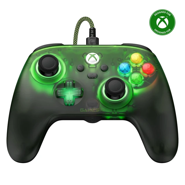 Alt view image 8 of 14 - Wired XBOX Controller for XBOX Series X|S, Hall Effect Sticks & Triggers, RGB Lighting, Trigger Stops, 2 Remappable Back Buttons, PC Controller for Windows 10/11