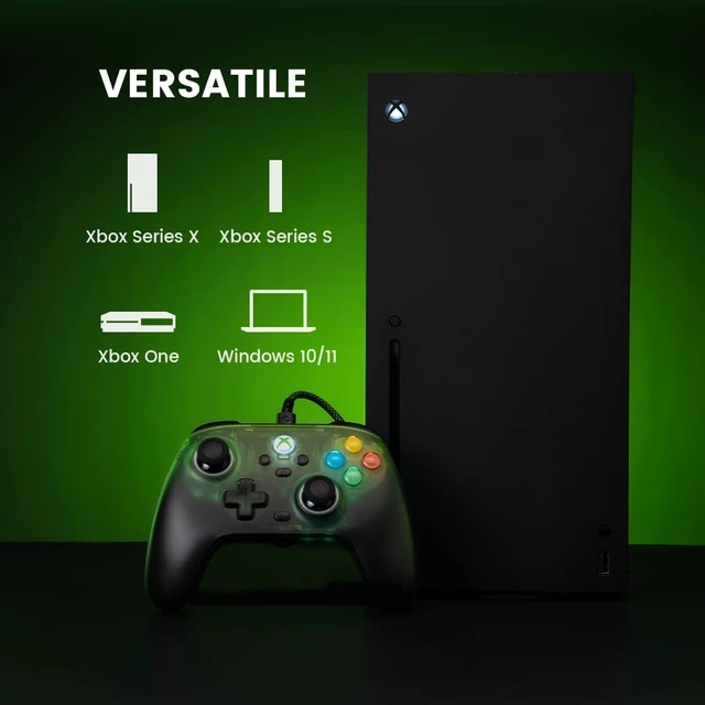 Alt view image 13 of 14 - Wired XBOX Controller for XBOX Series X|S, Hall Effect Sticks & Triggers, RGB Lighting, Trigger Stops, 2 Remappable Back Buttons, PC Controller for Windows 10/11