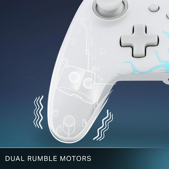 Alt view image 13 of 14 - Advantage Wired Controller for Xbox Series X|S - Arctic Ice, gamepad, hall effect thumbsticks, gaming controller, USB-C, Works with Xbox One, Officially Licensed