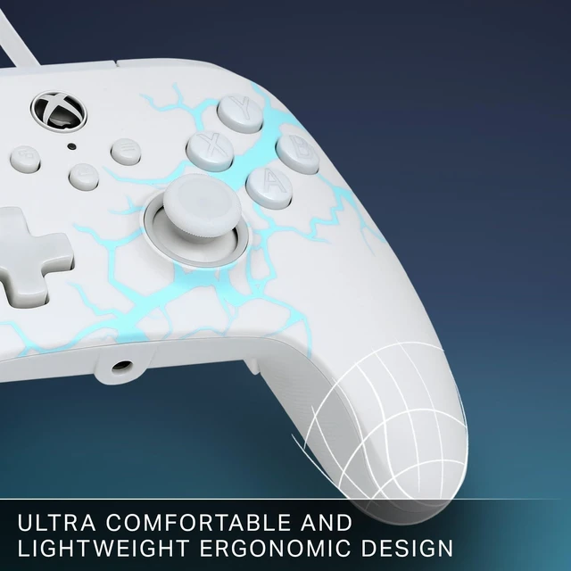 Alt view image 14 of 14 - Advantage Wired Controller for Xbox Series X|S - Arctic Ice, gamepad, hall effect thumbsticks, gaming controller, USB-C, Works with Xbox One, Officially Licensed