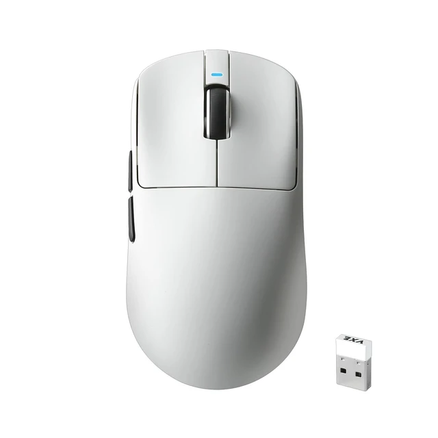 Alt view image 8 of 14 - Wireless Gaming Mouse, 18000 DPI,PAW3395 SE Sensor,55g Lightweight,Tri-Mode 2.4G/BT5.0/USB-C Mouse, Programmable Ergonomic Mice Suitable for Laptops/PC/Mac (White)