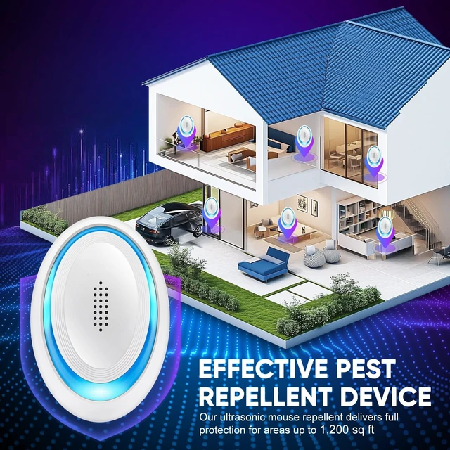 Alt view image 13 of 14 - 2026 Upgraded Ultrasonic Pest Repeller Indoor, Pest Control Insect Plug in, Mouse Repellent Indoor, Electric Rodent Repellent Plug-in for Roach, Bugs, Ant, Mosquito, Mice, Spider, Rat,6 Pack