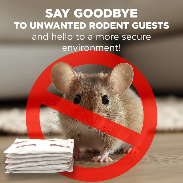 Alt view image 14 of 14 - Rat & Mouse Repellent Pouches, Peppermint Oil Rodent Repellent for Home, Garage, Car, RV & Shed, Mint Scent Mouse Deterrent, 12 Pouches