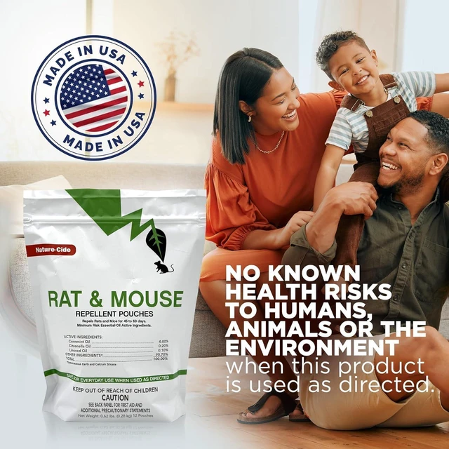 Alt view image 13 of 14 - Rat & Mouse Repellent Pouches, Peppermint Oil Rodent Repellent for Home, Garage, Car, RV & Shed, Mint Scent Mouse Deterrent, 12 Pouches