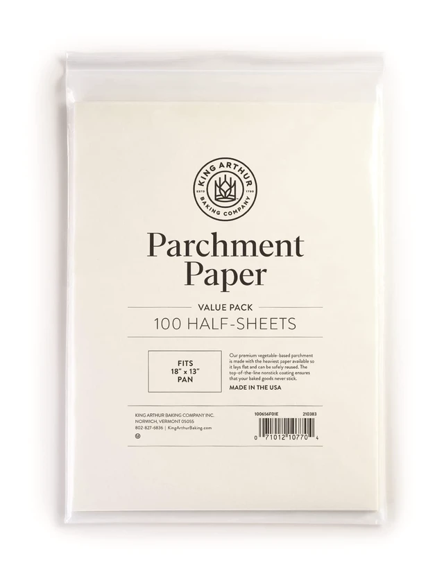 Alt view image 7 of 12 - Flour Precut Baking Parchment Paper, Heavy Duty, Professional Grade, Nonstick, Reusable, Resealable Pack, 16½" X 12¼", 100 count