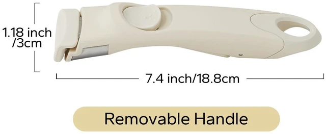 Alt view image 14 of 14 - Removable Handle White - Detachable Handle Cookware Replacement, Universal Cookware Handle, Ideal Replacement for All Cookware
