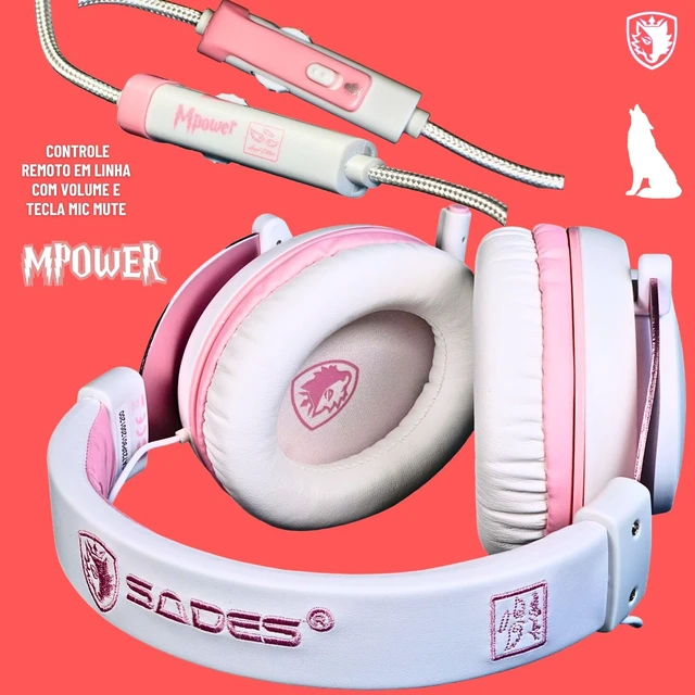 Alt view image 10 of 14 - Stereo Gaming Headset for PS4, PC, Mobile, Noise Cancelling Over Ear Headphones with Retractable and Flexible Mic & Soft Memory Earmuffs for Laptop Nintendo Switch Games-Angel Edition