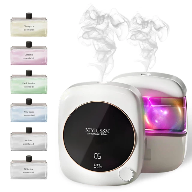 Alt view image 8 of 14 - Waterless Essential Oil Diffuser for Home Office Travel Ultrasonic Aromatherapy Small Cordless Diffuser with 7 Mist Modes for Bedroom Bathroom Hotel Car Portable Air Freshener & Scent Machine