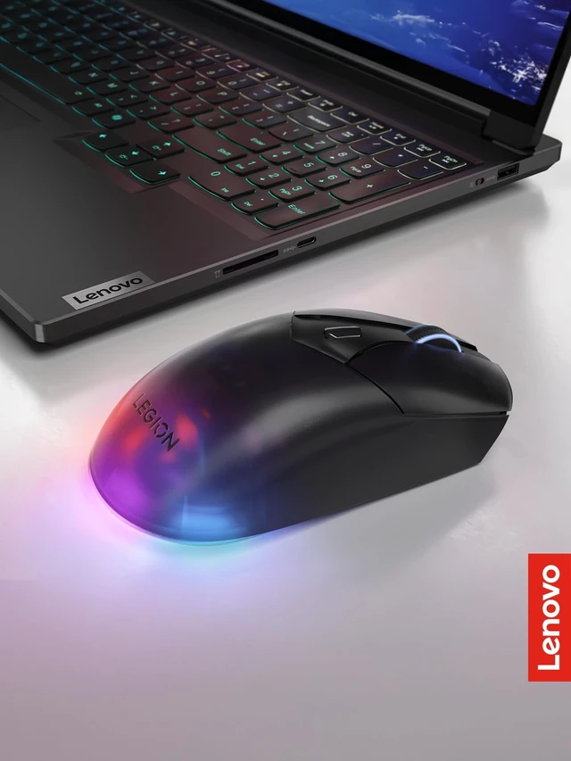 Alt view image 10 of 14 - Wireless RGB Gaming Mouse 6 Button Palm Grip Mouse with 16,000 DPI, 53 Hour Rechargeable Battery, 2-Zone RGB Lighting, NVIDIA Reflex Compatible