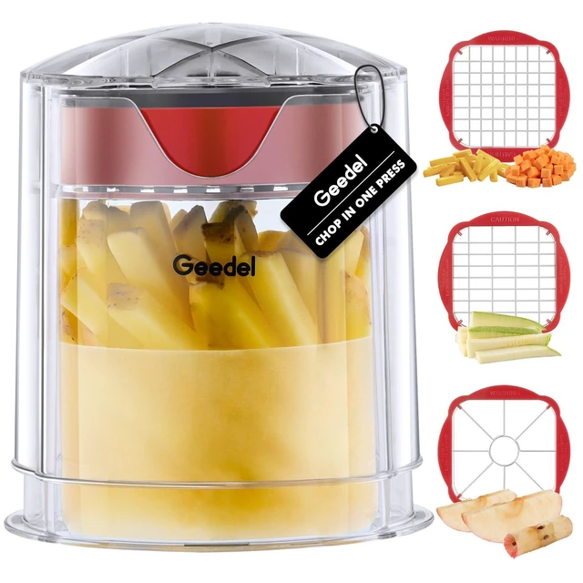 Alt view image 8 of 14 - French Fry Cutter, Potato Cutter, Apple Slicer and Corer, 3 Blades
