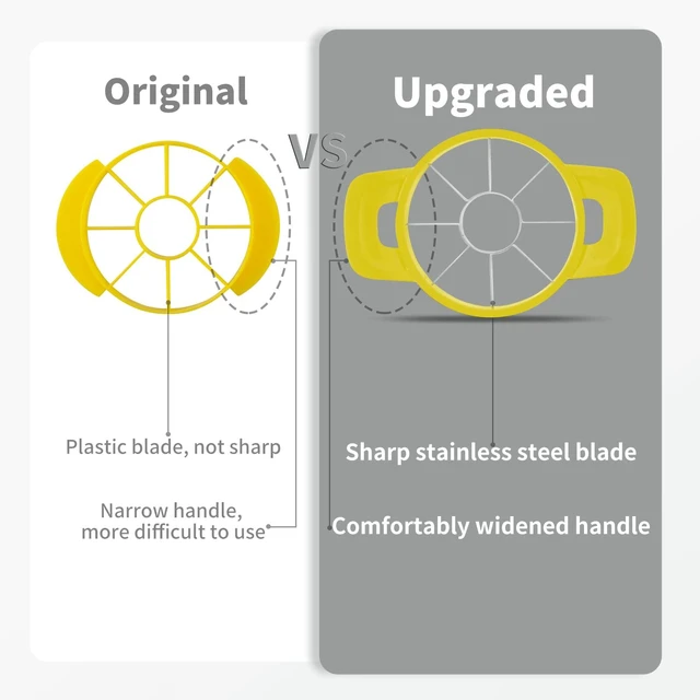 Alt view image 12 of 14 - Pineapple Corer Cutter, Stainless Steel Fruit Peeler Slicer - Upgraded, Reinforced Thicker Blade, Core Remover with Measure Mark, Kitchen Tool for Diced Pineapple Rings