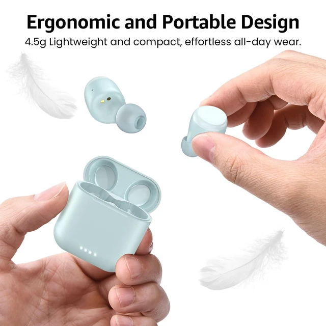 Alt view image 14 of 14 - Wireless Earbuds Bluetooth 5.3 Stereo Sound in Ear Headphones