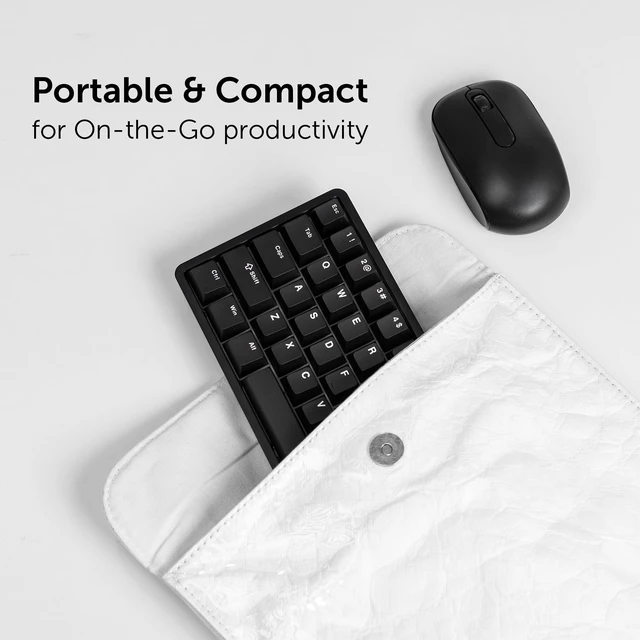 Alt view image 11 of 14 - Wired Aluminum Mechanical Keyboard, 65% Layout Portable Gaming Keyboard, PBT Doubleshot Keycaps, Hot Swappable Custom Key Board for Laptop and Office PC - Black