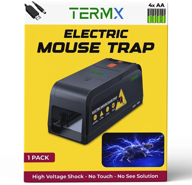 Alt view image 8 of 14 - Large Electric Rat Trap Mouse Traps for Indoor Home No Touch Instant Kill