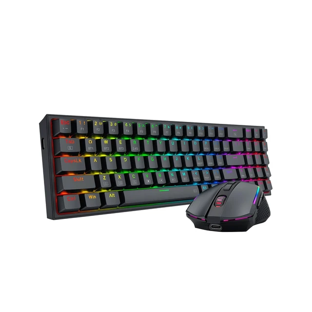 Alt view image 11 of 14 - Combo, K628 PRO 75% Wireless Gaming Keyboard + 7200 DPI Mouse