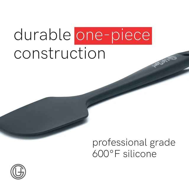 Alt view image 10 of 14 - Silicone Spatula Set 600°F - High Heat Resistant Nonstick, Small and Large Kitchen Spatulas - Flexible BPA Free Professional Grade Cookware - Utensils for Cooking, Baking, Mixing(4 Pcs, Grey)