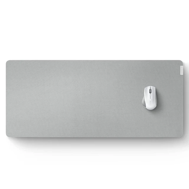 Alt view image 13 of 14 - Glide Soft Mouse Mat, Textured Micro-Weave Cloth, White, XXL