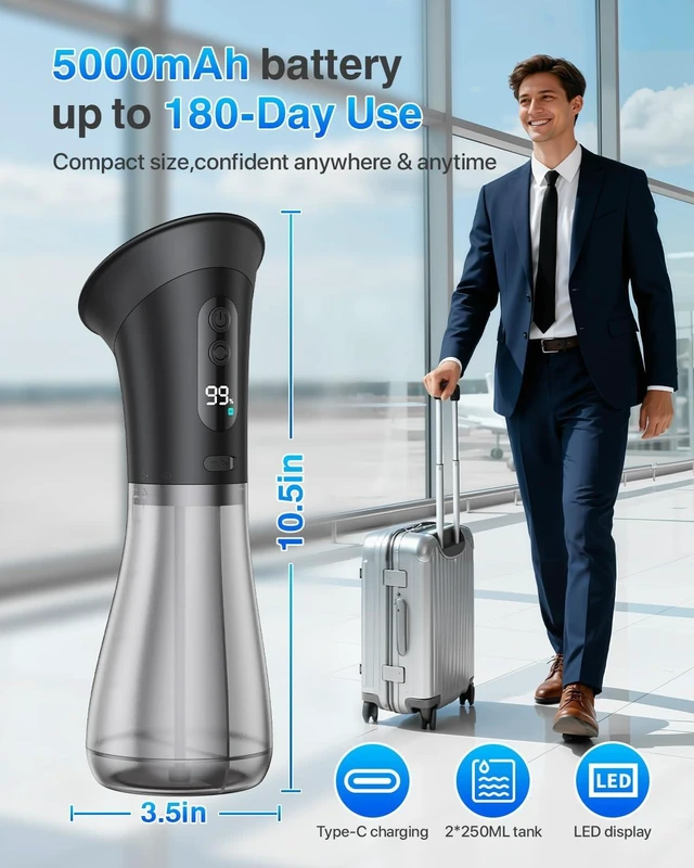 Alt view image 12 of 14 - Upgraded Ear Wax Removal with One-Piece Waste Tank, Electric Ear Cleaner | Safe & Effective Electric Ear Cleaning, IPX7, 5000mAh, 12 Tips, 3 Pressure Modes