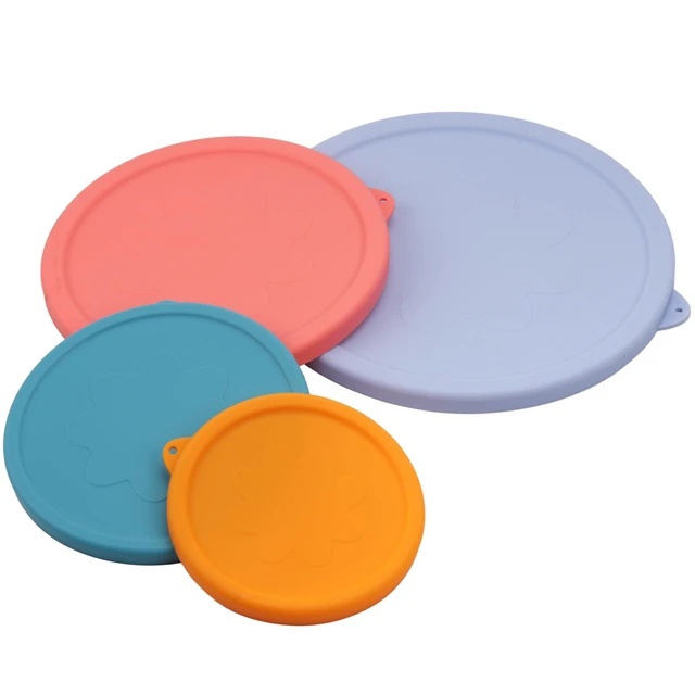 Alt view image 8 of 14 - Silicone Lids for Pyrex Sculpted Glass Mixing Bowls - Assorted Sizes Fit with 7401-S 3-cup, 7402-S 6-cup, 7403-S 10-cup, & 7404-S 4.5-Quart, Dishwasher & Microwave Safe (Lids Only)