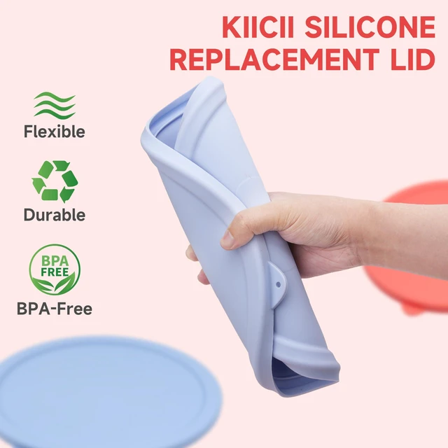 Alt view image 12 of 14 - Silicone Lids for Pyrex Sculpted Glass Mixing Bowls - Assorted Sizes Fit with 7401-S 3-cup, 7402-S 6-cup, 7403-S 10-cup, & 7404-S 4.5-Quart, Dishwasher & Microwave Safe (Lids Only)
