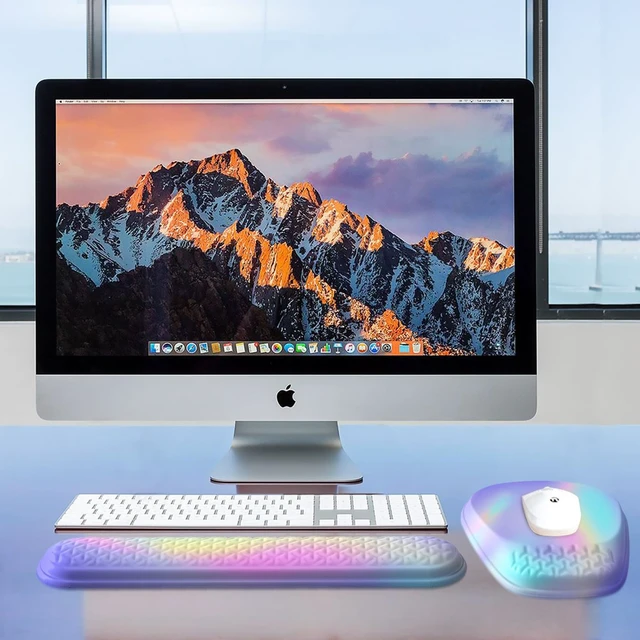 Alt view image 13 of 14 - Ergonomic Mouse Pad with Wrist Rest, Memory Foam Support for Office