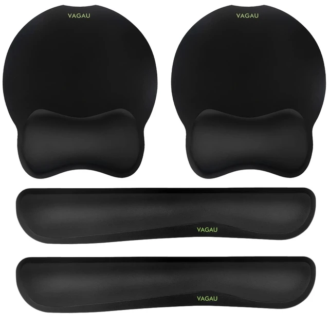 Alt view image 8 of 14 - Premium Keyboard Wrist Rest and Mouse Pad Wrist Support for 2 Pack