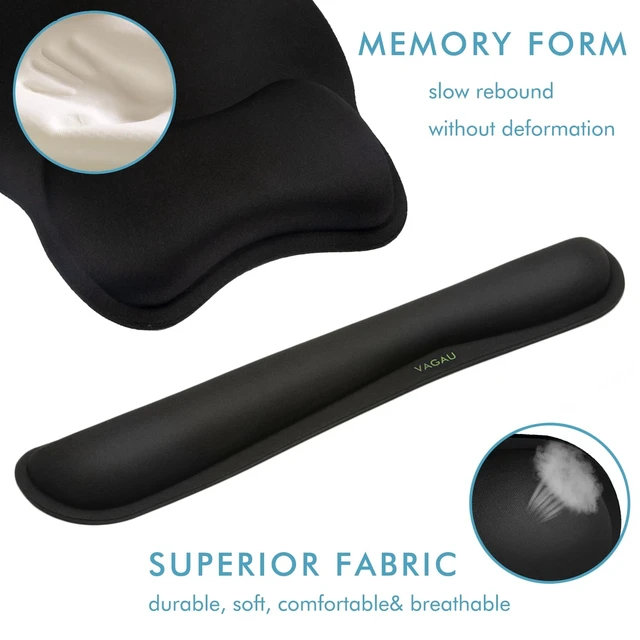 Alt view image 11 of 14 - Premium Keyboard Wrist Rest and Mouse Pad Wrist Support for 2 Pack