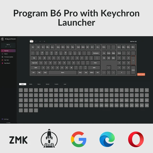 Alt view image 9 of 14 - Thin Wireless Keyboard, Full-Size ZMK with Numeric Keypad Quiet Typing, 2.4 GHz/Bluetooth 5.2/Wired Connection Long Battery Life, Compatible with Mac Windows Linux - Space Gray