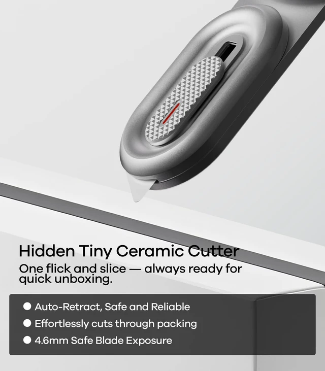 Alt view image 11 of 14 - G05 Air for MagSafe Grip Stand | Rotation Angle Adjustment | Aluminium Alloy Ultra Light & Ultra Thin | with Box Opener - Black