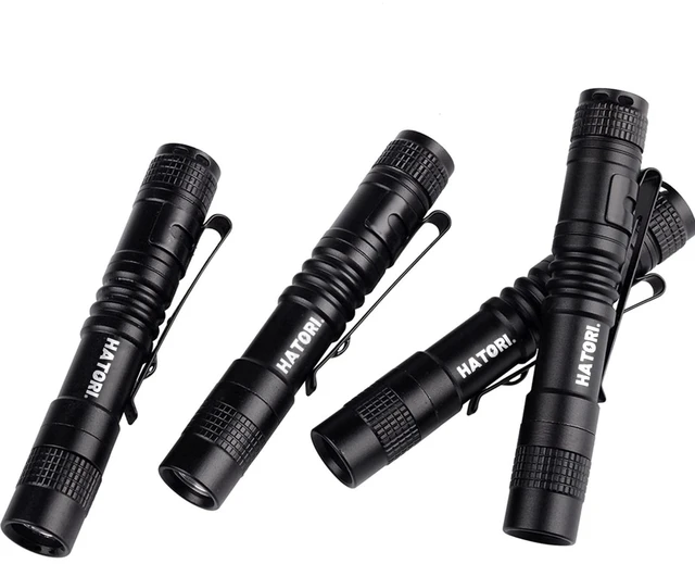 Alt view image 8 of 14 - LED Mini Flashlight, Bright Small Handheld Pocket Flashlights Tactical High Lumens Pen Light for Camping, Outdoor, Emergency, 4 Pack(3.55Inch)